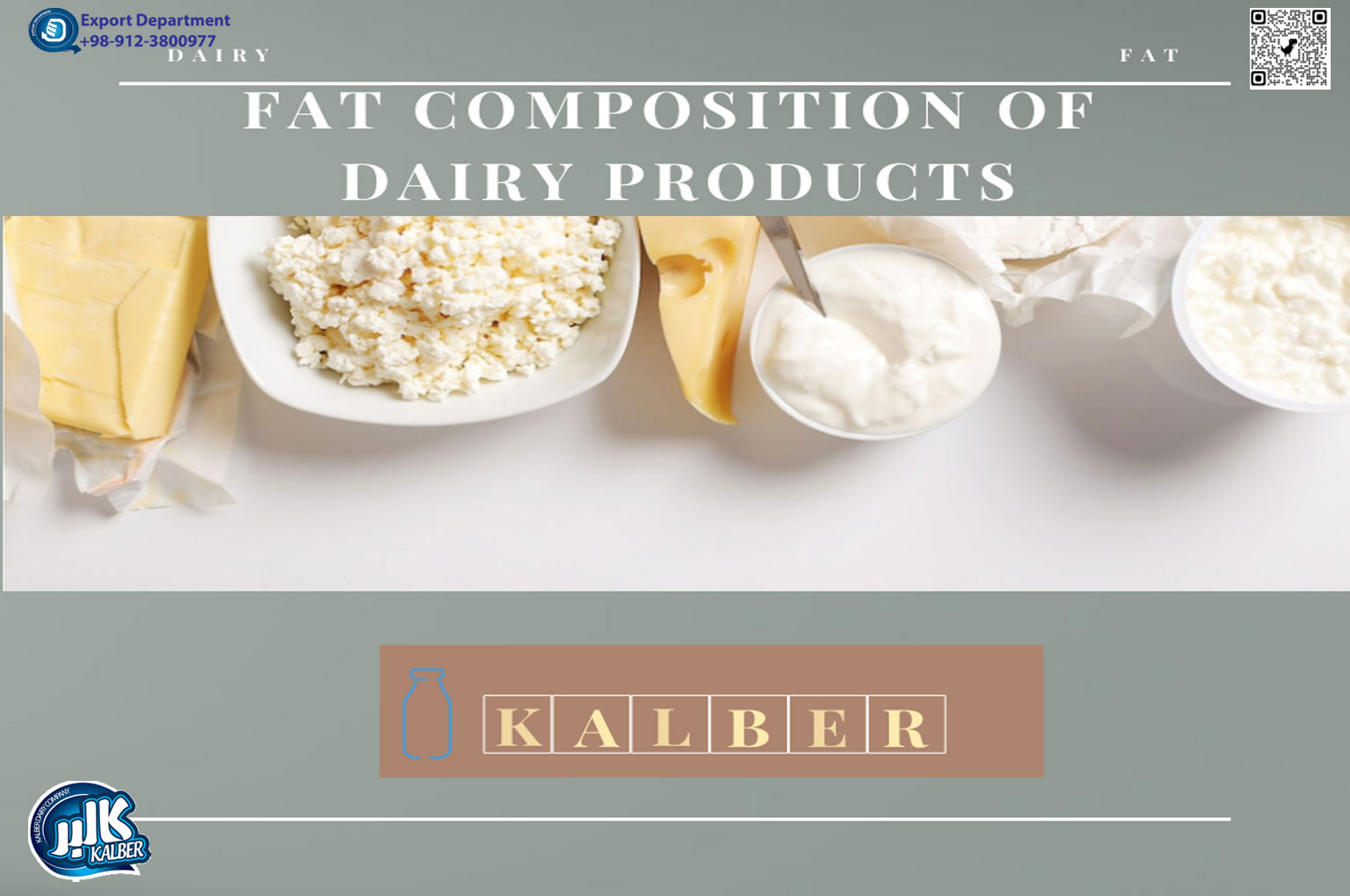 Fat Composition of Dairy Products