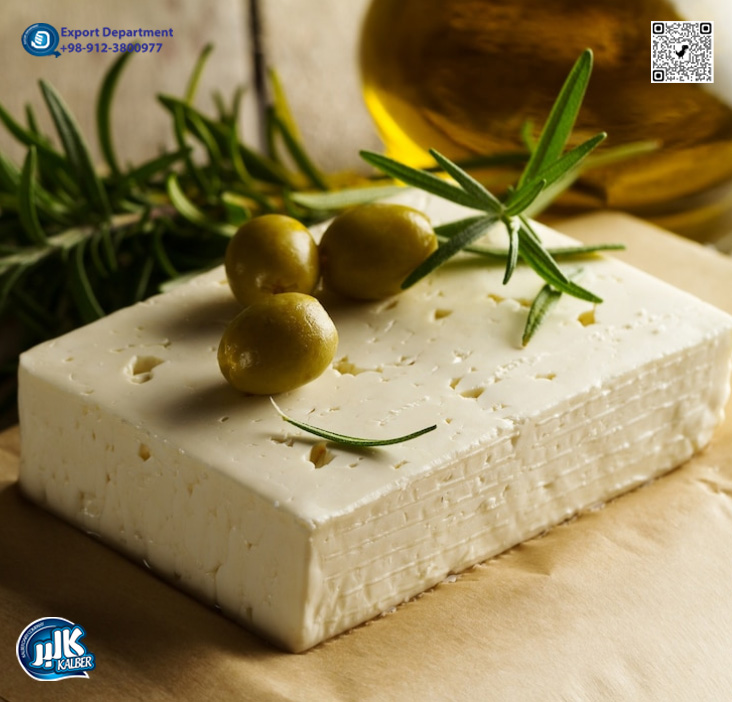 Kalber High Quality Feta Cheese 4kg for sale and export from Iran