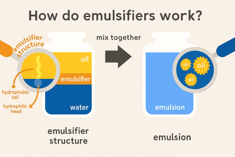 Most Common Emulsifiers and Stabilizers in the Food Industry
