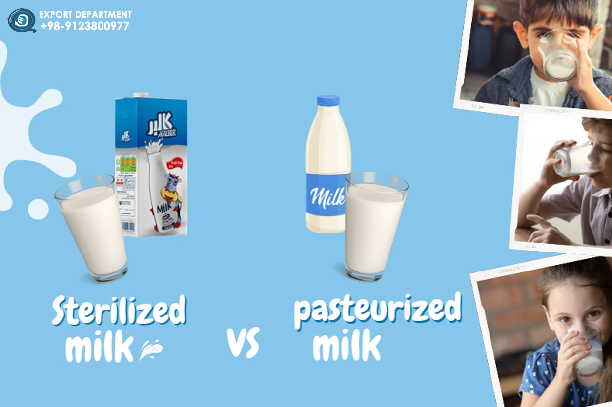 مقایسه شیر استریلیزه و شیر پاستوریزه برای مصرف روزانه و سبک زندگی سالم