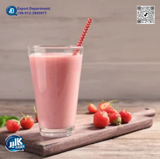 فروش و صادرات شیر توت فرنگی کالبر 200 میلی لیتری UHT با کیفیت بالا